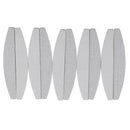 Pro 10 pieces Sponge Curved Nail Art Acrylic Gel Polish Manicure Pedicure Tip Buffer Buffing Sanding Block Files Kit