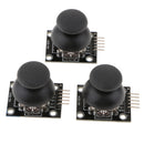3Pcs XY Axis Joystick Module PCB Breakout Game Controller for PS2 Game Rocker Lever Sensor Arduino