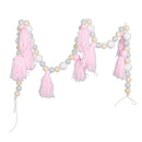 1.5m Wooden Beads Pink Tassel Hanging Garland Baby Bed Nursery Decoration
