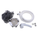 Boat Marine Transom Shower W/ Nylon Hose & White Plastic Sprayer Kit
