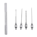 5 in 1 Combo Baiting Needle, Set Carp Fishing Rigging Bait Needle,Fishing Tackle Kit Tool Drill Bait Needle