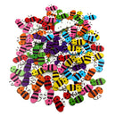 50 Pieces 2 Holes Wooden Buttons Wood Bee Shapes Embellishment for Sewing Crafting Scrapbooking Cardmaking