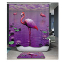 Home Hotel Bathroom Shower Room Decor Retro Fabric Shower Curtains With 12 Hooks Fashionable Print Charms Home Decor Accs 6