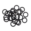 25 Pieces Black Motorcycle Engine Oil Drain Plug Seal Ring For Harley