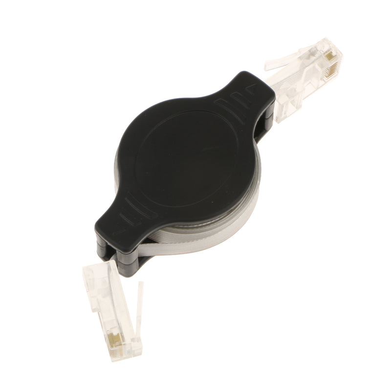 1.5m 5ft Retractable Cat 5 10 Gigabit RJ45 LAN Ethernet Network Cable Cord for Desktop