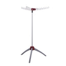 Foldable Clothes Drying Rack Household Collapsible Portable Indoor Tripod Clothes Drying Rack for Hanging Laundry | Silver