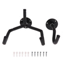 Universal Metal Guitars Horizontal Wall Mount Hanger Stand for Shop Studio Music School Training Center