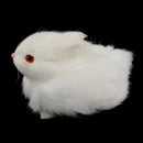 1 Pc Impish Rabbit Plush Kid Toy Model Desk Home Decor Furnishing Article