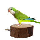Durable Easy To Carry Wooden Parrot Cage Perch Stand Burlywood Dia. 3.15-3.54 Inch