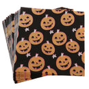 20pcs Happy Halloween Pumpkin Paper Napkin Disposable Napkin Tableware Decor
