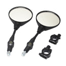 Motorcycle Scooter Street Bikes 22mm Handlebar Rear View Side Mirrors Wear Resistant