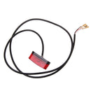 Acrylic Bicycle Scooter Electric Car Fender Mud Flaps 3w LED Tail Lights - Red