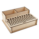 Wooden Leathercraft Tools Rack Stand Leather Craft Stamping Punching Tools Holder Organizer