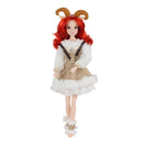 Delicate Handmade 30cm 14 Joints BJD Vinyl Aries Constellation Doll Dress in Lace Skirt Clothes