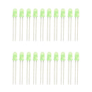 20 Piece 3mm Emitting Diode DIY Project Green Light Lamp LED Bulbs Kit