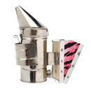 Stainless Steel Bee Hive Smoker With Heat Shield Air Packet Honey Smoker