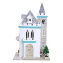 Diy Miniature Dollhouse Model 3D Puzzles Assembly Kit - Moonlight Castle Themed