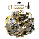 Metallic Congratulation Champagne Glass Table Confetti School Grad Party Decor