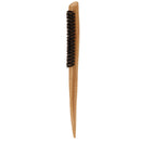 Professional Wooden Nylon Bristle 3 Rows Teasing Backcombing Detangling Comb Salon Barbers Hairdressing Home Use Brush Back Combing Smoothing Tool