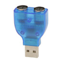 For USB Male to PS2 Female Cable Adapter Converter for Keyboard Mouse