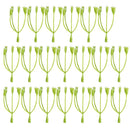 20 Pieces 7cm Plastic Artificial Flower Stems for DIY Garland Wedding Decoration