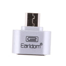 Micro USB 2.0 OTG Adapter, Micro B Male to USB A Female On The Go Converter for Samusung S6 Edge S4 S3 Android or Windows Smart Phones Tablets with On The Go Function Silver
