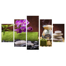 1 Set of 5PCS Canvas Painting for Home Bedroom Cafe Hotel Room Wall Art Wall Decor Paintings Orchid Cense Print Charms 30*40/60/80cm