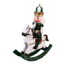 Green Wooden Nutcracker On A Rocking Horse