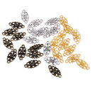 30pcs Alloy Metal Vintage Flower Connector Charms 16x8mm DIY Jewelry Making