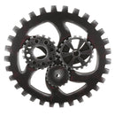 Retro Wooden Gear Ornaments Decorative Wood Crafts for Bar Coffee Shope Home Wall Hanging Decoration 40cm
