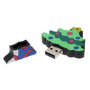Novelty Cute Christmas Tree Shaped USB 2.0 Flash Drive Memory Stick Thumb Pendrives 32GB