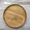 Fashionable Smooth Surface Wooden Plate Food Fruit Snacks Serving Tray Food Dish Snacks Platter Kitchenware Size XL