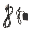 USB Power Adapter Cable+ EP-62G(ENEL19) Dummy Battery for Nikon Coolpix S100 S2500 S3100 S3300 S4100