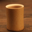 Fashionable Natural Bamboo Drinking Cup for Tea Water Beer Coffee Juice Milk Cup Table Decor Mug 2.36x3.15inch