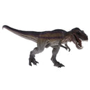 Realistic Hand Painted Jurassic Tyrannosaurus Dinosaur Model Toy Animal Action Figure - Gray & Purple 4.9'' Tall