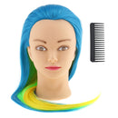 Salon Stylist Hair Styling Training Mannequin Cosmetology Head Long Hair 26