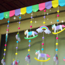 Door Curtain Felt Applique Kit Handmade Felt Materials DIY Package for Decoration