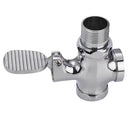 Toilet Push Flush Flusher Button-Type Manual Delay Valve, Convenient to install and replace