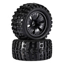 1/10 RC Rock Crawler Car Monster Truck Tyres High Speed for HPI Savage MT ZD Racing Replacement, 2pcs