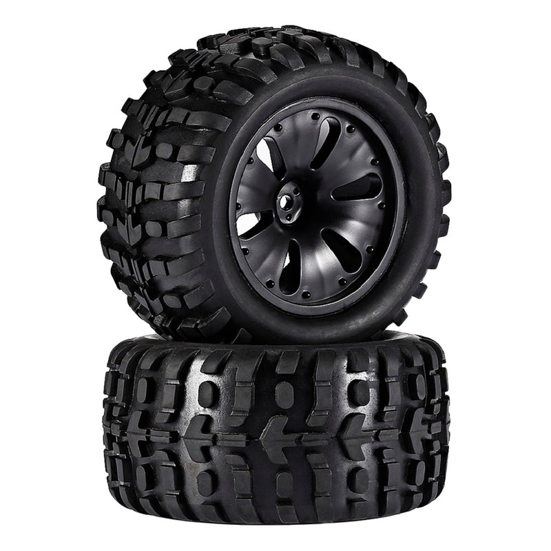 1/10 RC Rock Crawler Car Monster Truck Tyres High Speed for HPI Savage MT ZD Racing Replacement, 2pcs