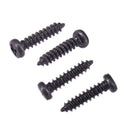 50 Pieces Iron Tuning Key Tuner Mounting Screw for Guitar Bass Replacement Accessory Black