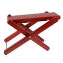 Wooden Guitar Foot Rest Stool Pedal 4-Level Adjustable Height Mahogany