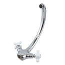Modern Copper Bathroom Kitchen Sink Faucet Dual Handles Hot and Cold Mixer Tap Rotating Spout Single Hole Tap