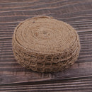 5 Meters Hollow Twine Braided Jute Hessian Burlap Ribbon Rope for Wedding Party Craft Handmade Accessories DIY Ornament 35mm