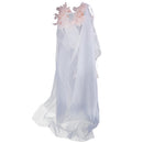 Handmade Bridal Wedding White Veil 2 Tier with Barrette Bride To Be Fancy Dress Veil Flower Garland Pearl Veil