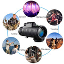 40X60 HD Optical Monocular Camera Lens & Mini Tripod for iPhone 8 7 6 Plus