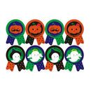 80pcs Halloween Badge Shape Stickers Affixed Pumpkin Ghost Peel off Stickers Bake Wrapping Gift Party Bag Envelope Seal Adhesive Stickers
