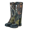 1 Pair Outdoor Hiking Walking Climbing Hunting Waterproof Snow Legging Gaiters Shoe Gaiters Boot Cover - Camouflage