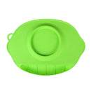 Foldable Adsorbed Design Food-Grade Silicone Baby Placemat Clean Convenient Food Mat Green