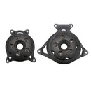 2pcs Derby Timer Cover Engine Stator Cover for Kawasaki Z800 Z 800 Z750 Z 750, Black